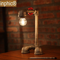 INPHIC-loft工業復古酒吧咖啡廳裝飾水管檯燈個性創意燈具燈飾