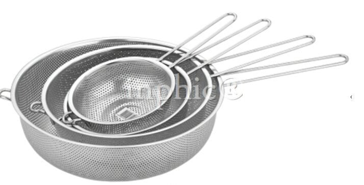 INPHIC-單柄單環雙耳密孔漏網無磁不鏽鋼