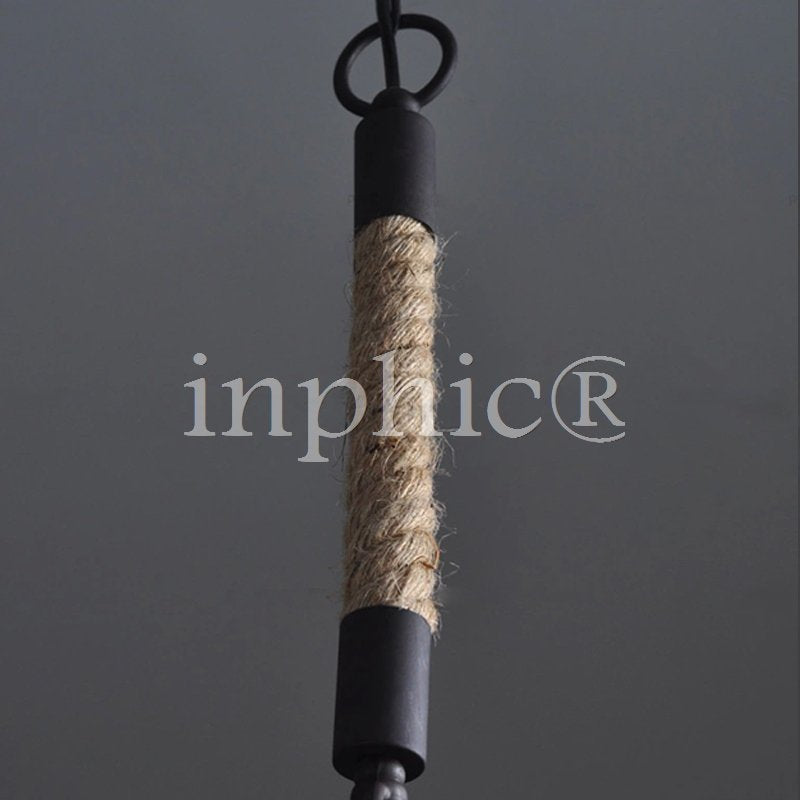 INPHIC-工業風復古美式鄉村北歐風格美式工業餐廳創意鐵藝方形吊燈