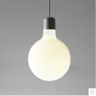 INPHIC-現代時尚乳玻璃復古工業風餐廳酒吧瓶子創意工程吊燈具 圓形