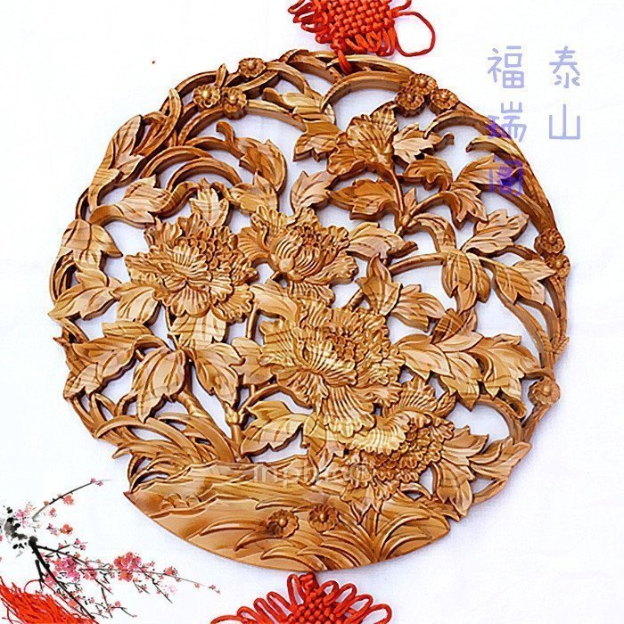 INPHIC-宗教 30 富貴無邊 開光桃木 家居掛件 木雕掛件 鎮宅 化煞 助運