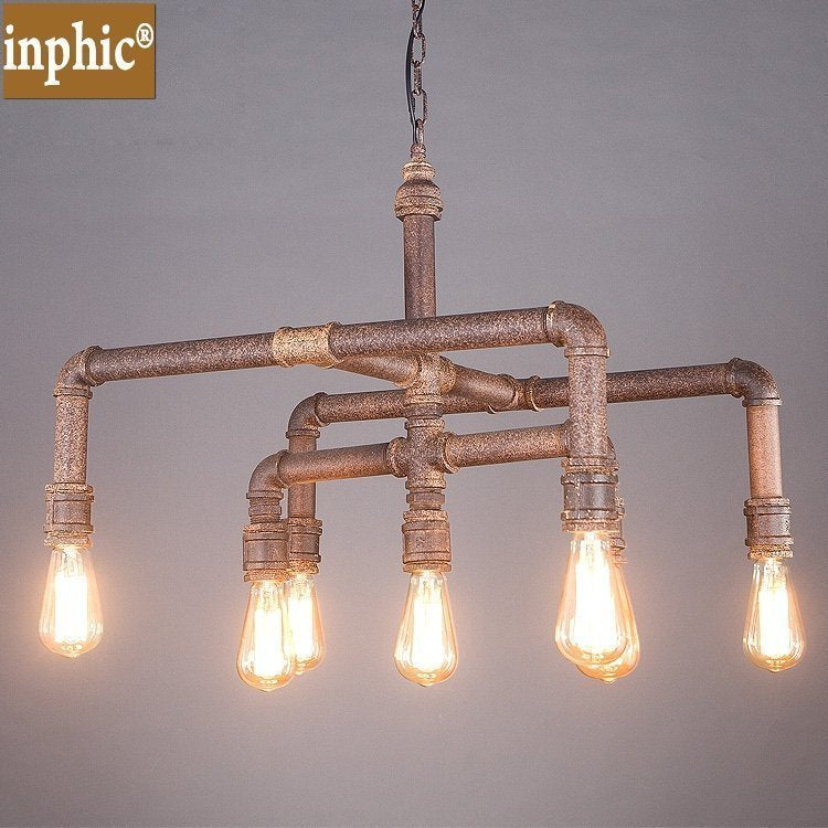 INPHIC-美式loft水管吊燈復古吊燈 客廳餐廳酒吧飯店吊燈 創意個性燈
