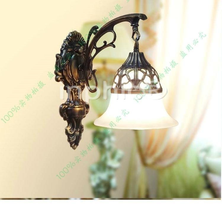 INPHIC-田園鐵藝床頭壁燈臥室樓梯走道簡約燈具家裝燈飾鐵藝工程