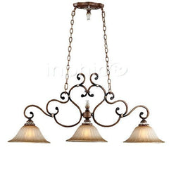 INPHIC-歐式吊燈 簡約三頭鐵藝吧臺古典玄關走道餐燈具