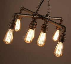 INPHIC-Loft簡約復古特色工業風個性水管吊燈餐廳吧臺酒吧吊燈具