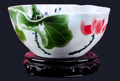 INPHIC-魚缸陶瓷景德鎮全手工繪畫拉坯魚缸龜缸魚盆 大