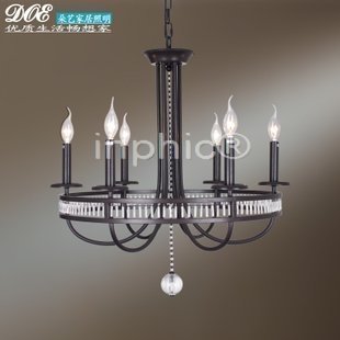 INPHIC-美式鄉村吊燈6客廳水晶簡約lled歐式田園燈具臥室餐廳燈飾