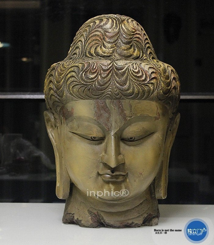 INPHIC-宗教 超大東南亞風格泰式釋迦摩尼佛頭禪意家居裝飾品佛像桌面落地擺飾