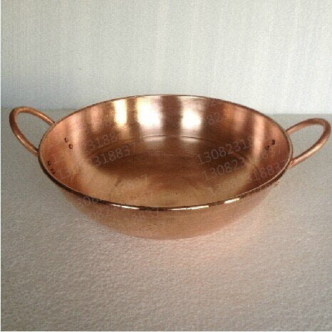 INPHIC-30cm加厚銅鍋煮糖熬湯煮餡料加熱溫度均勻另有344050cm