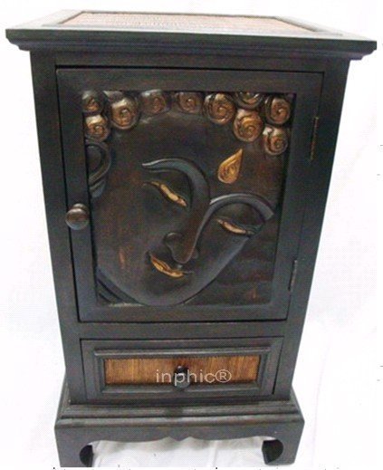 INPHIC-宗教 東南亞 家居 飾品 泰式酒店 會所 木雕 小傢俱 櫃子 單佛臉