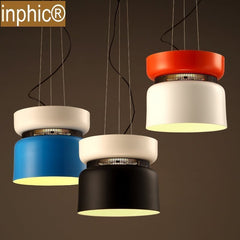 INPHIC-北歐吊燈咖啡廳吧臺簡約餐廳創意彩色現代燈具個性設計藝術吊燈