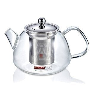 INPHIC-茶具 玻璃壺泡茶壺 耐高溫大容量茶壺 不鏽鋼內膽過濾 1000ML