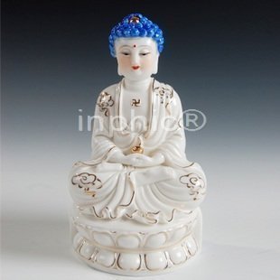 INPHIC-佛像 釋迦摩尼阿彌陀佛金彩6吋金彩坐古蓮如來