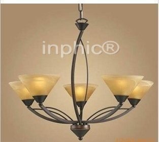 INPHIC-供應鐵藝餐廳吊燈 歐式鐵藝燈 玻璃燈罩