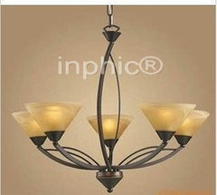 INPHIC-供應鐵藝餐廳吊燈 歐式鐵藝燈 玻璃燈罩