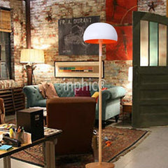 INPHIC-現代簡約客廳臥室床頭白色落地燈北歐 實木 蘑菇立式落地燈