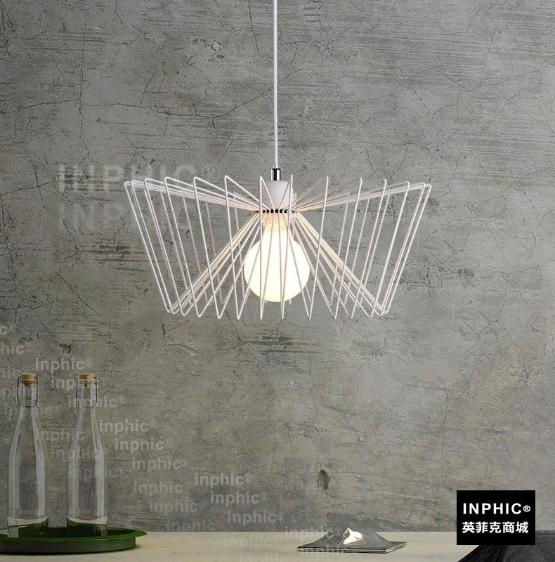 INPHIC-燈具 美式鄉村現代簡約客廳餐廳酒吧臺服裝店創意鐵藝鳥籠吊燈