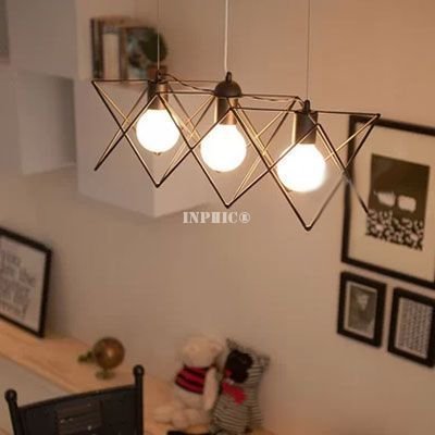 INPHIC-創意餐廳燈藝術個性吊燈簡約後現代鐵藝吊燈單頭酒吧吊燈