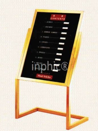 INPHIC-方管泰式指示牌看板飯店賓館海報牌海報架展示架