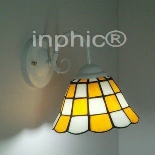 INPHIC-睡房臥室客房地中海燈飾燈彩色玻璃燈具帝凡尼歐式壁燈