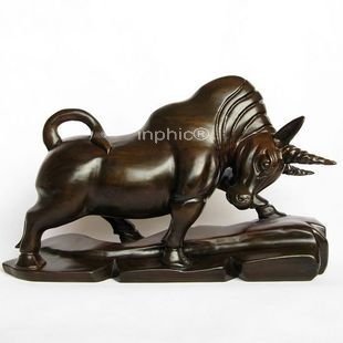 INPHIC-開運 越南紅木雕工藝品家居風水擺飾 招財鬥牛 生肖牛大款40