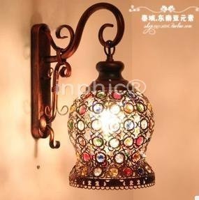 INPHIC-復古壁燈　燈床頭燈　波西米亞水晶壁燈