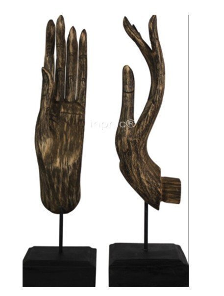 INPHIC-宗教 東南亞 家居飾品 泰國風格 泰式風情 擺件 工藝品 招財手個 裂痕