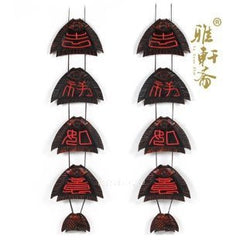 INPHIC-桃木手工木雕掛件 吉祥如意魚壁飾 特色家居工藝品
