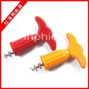 INPHIC-紅酒開瓶器 塑膠啟瓶器 葡萄酒拔塞器 多色隨機25g