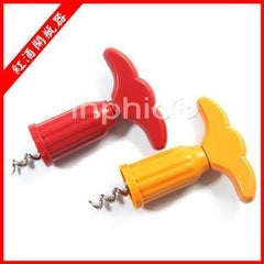 INPHIC-紅酒開瓶器 塑膠啟瓶器 葡萄酒拔塞器 多色隨機25g