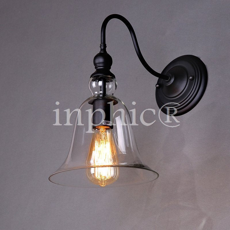INPHIC-工業風復古工程玻璃loft現代簡約酒吧咖啡廳書房臥室走道壁燈具飾 鐵銹色