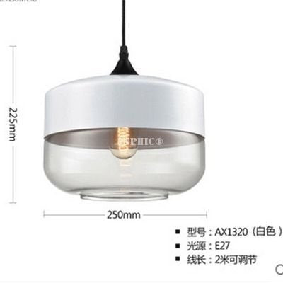 INPHIC-燈具 北歐簡約現代loft復古燈飾吧臺餐廳客廳創意玻璃吊燈 D款