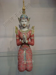 INPHIC-宗教 東南亞風格 佛像 泰國泰式風情 家居飾品 工藝擺飾 樹脂 跪姿佛