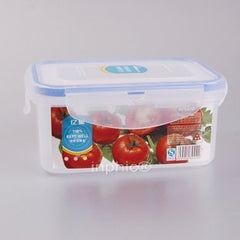 INPHIC-長方形 保鮮盒 冰箱密封保鮮盒 飯盒便當盒附蓋10個一包裝