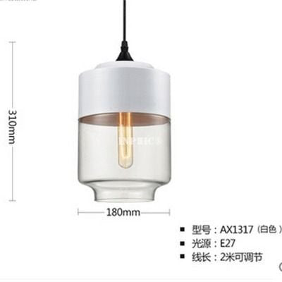 INPHIC-燈具 北歐簡約現代loft復古燈飾吧臺餐廳客廳創意玻璃吊燈 C款