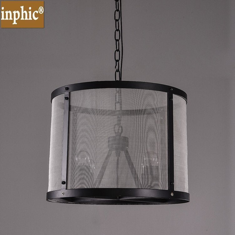 INPHIC-美式鐵藝吊燈創意裝飾吊燈臥室書房客廳餐廳酒吧臺服裝店咖啡廳燈 2頭