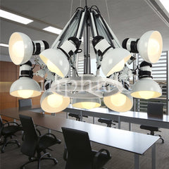 INPHIC-書桌燈餐廳吧吊燈飾辦公室會議室吊燈具蜘蛛吊燈 9頭白色