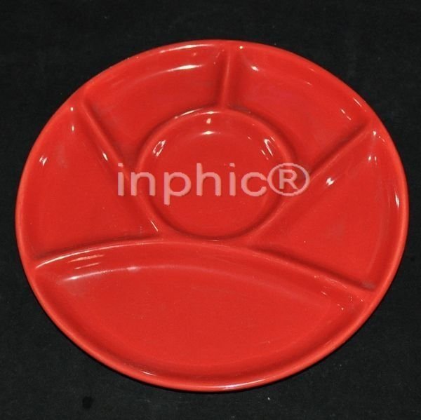 INPHIC-陶瓷餐具早餐盤日式韓式亞光黑系列9吋圓形早餐盤