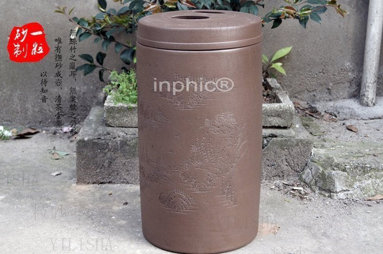 INPHIC-茶具 宜興紫砂茶葉罐14餅裝 普洱大缸 儲茶缸 一粒砂