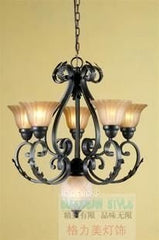 INPHIC-歐式吊燈客廳臥室美式鄉村鐵藝吊燈餐廳歐式創意復古別墅吊燈具