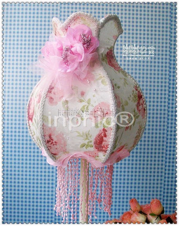 INPHIC-田園檯燈、蕾絲布藝檯燈床頭燈新婚賀禮生日禮物可愛滴