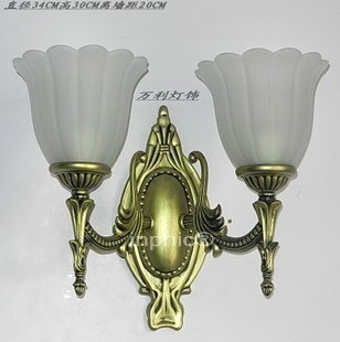 INPHIC-歐式壁燈鐵藝燈具雙頭壁燈燈走道燈飾燈13L