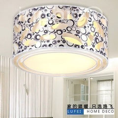 INPHIC-羊皮吸頂燈布藝燈具臥室客廳燈飾時尚簡約現代