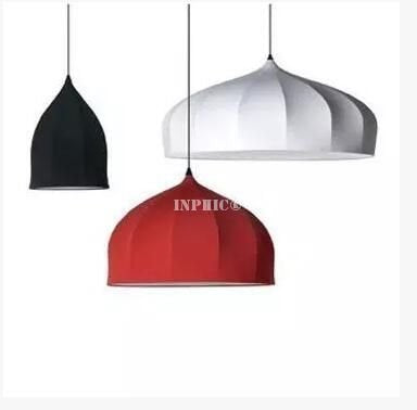 INPHIC-歐式客廳 圓頂茶樓吊燈餐廳吊燈創意彈力布藝吊燈 直徑60cm