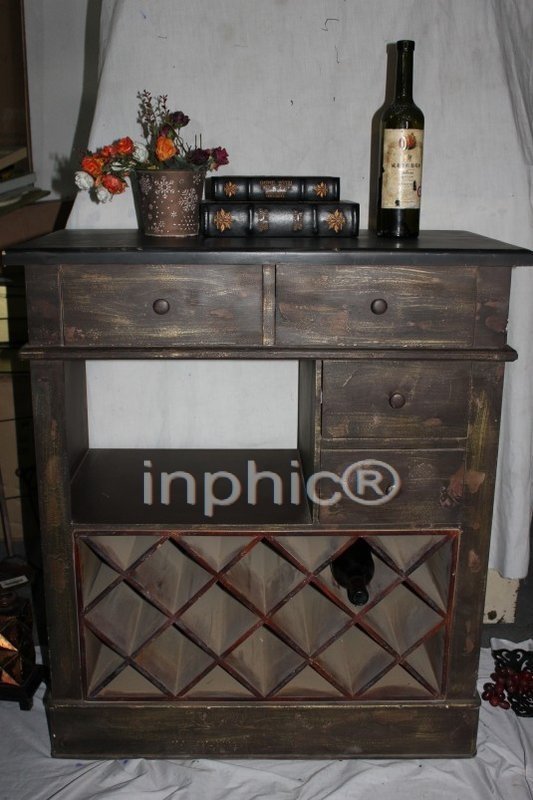 INPHIC-仿舊實木工藝 酒櫃 櫥櫃