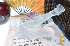 INPHIC-宗教 琉璃開光擺件吉祥家居平安裝飾平安佛手(牡丹寶瓶)