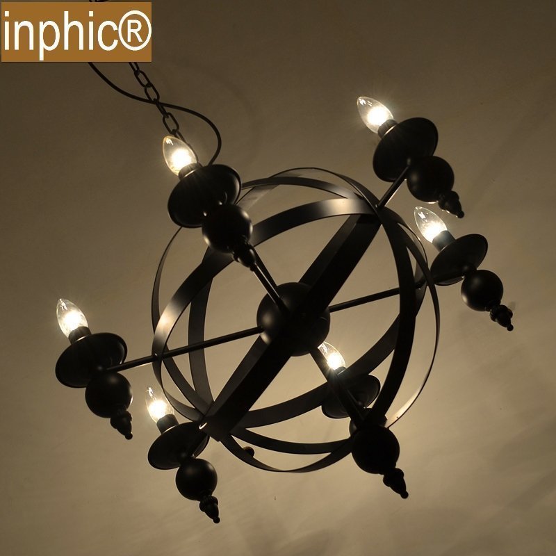 INPHIC-Loft工業風客廳餐廳燈朋克復古巴羅克創意咖啡館吊燈 8頭