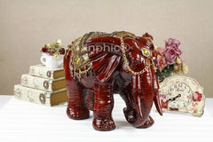 INPHIC-開運 大象簡約擺件招財聚財中款對象家居工藝品擺設門廳換鞋凳(一對)