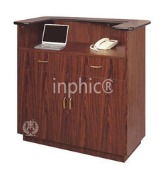 INPHIC-多功能木質服務臺 茶水櫃備餐櫃飯店大廳接待臺