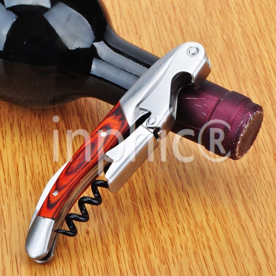 INPHIC-葡萄酒開瓶器創意紅酒開瓶器深色柄不鏽鋼海馬刀起子專業酒刀酒具